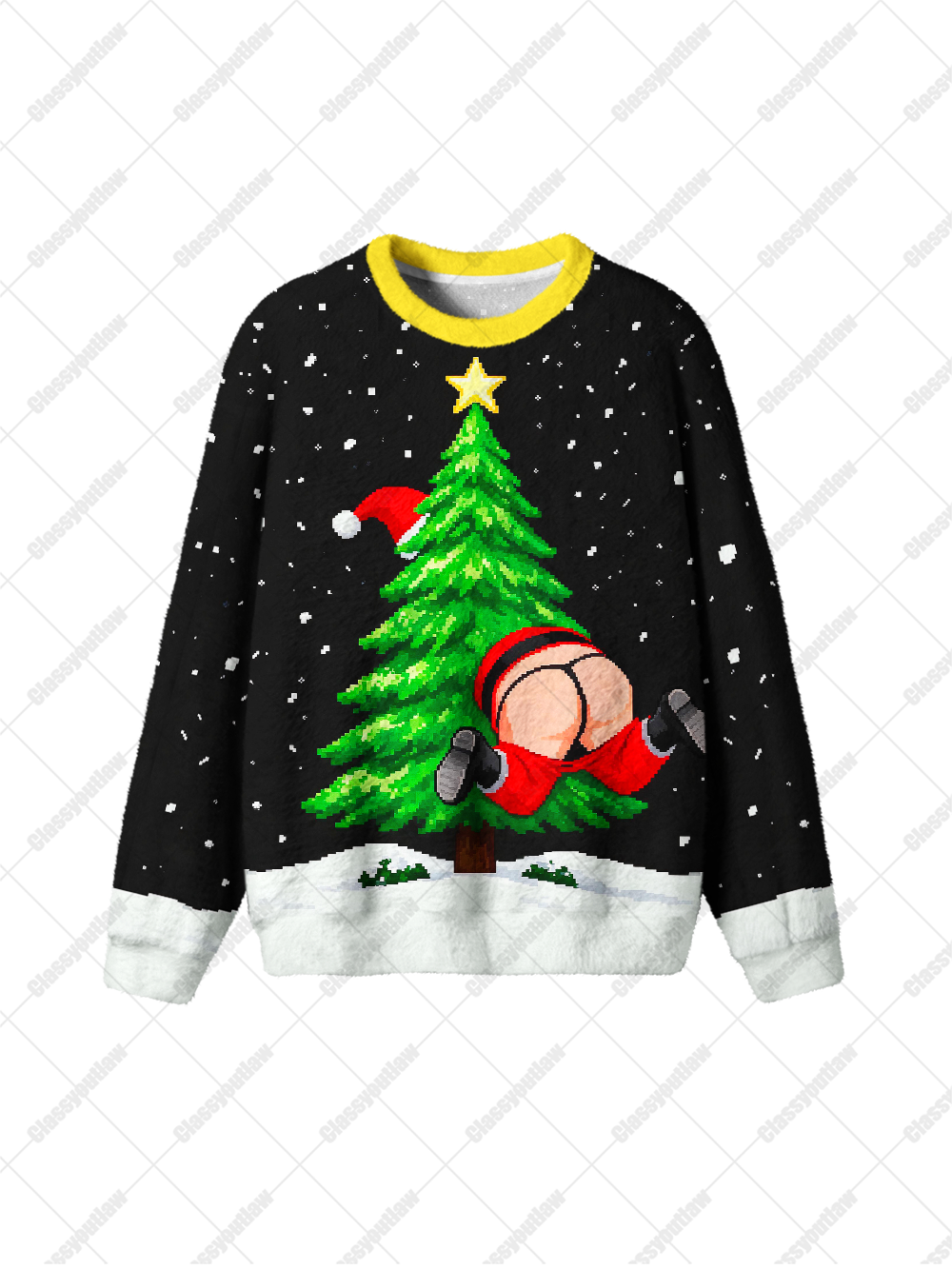 XMAS BUM UGLY CHRISTMAS SWEATSHIRT