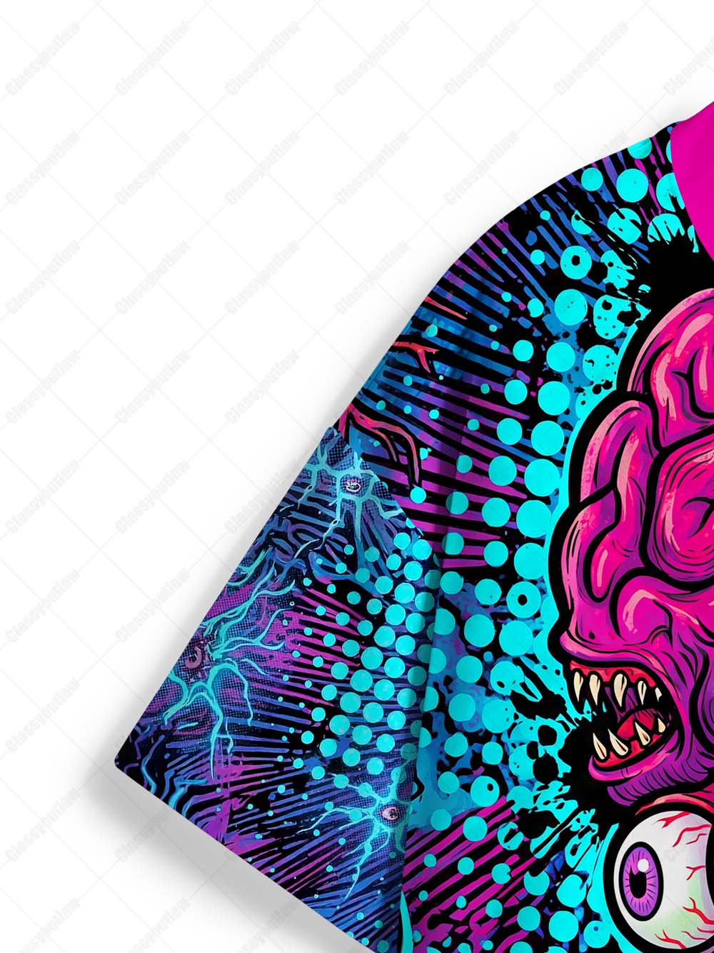 Mind Melt Psychedelic Art Eco Oversized Graphic Tees