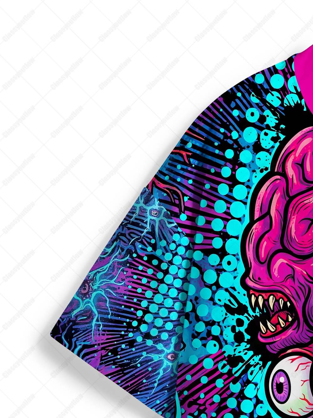 Mind Melt Psychedelic Art Eco Oversized Graphic Tees