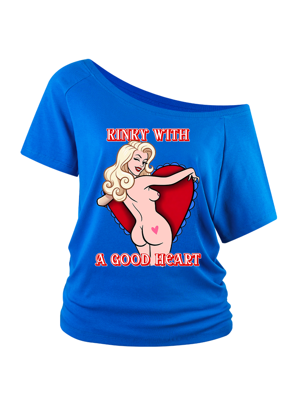 SINFUL HEART OFF SHOULDER TSHIRT