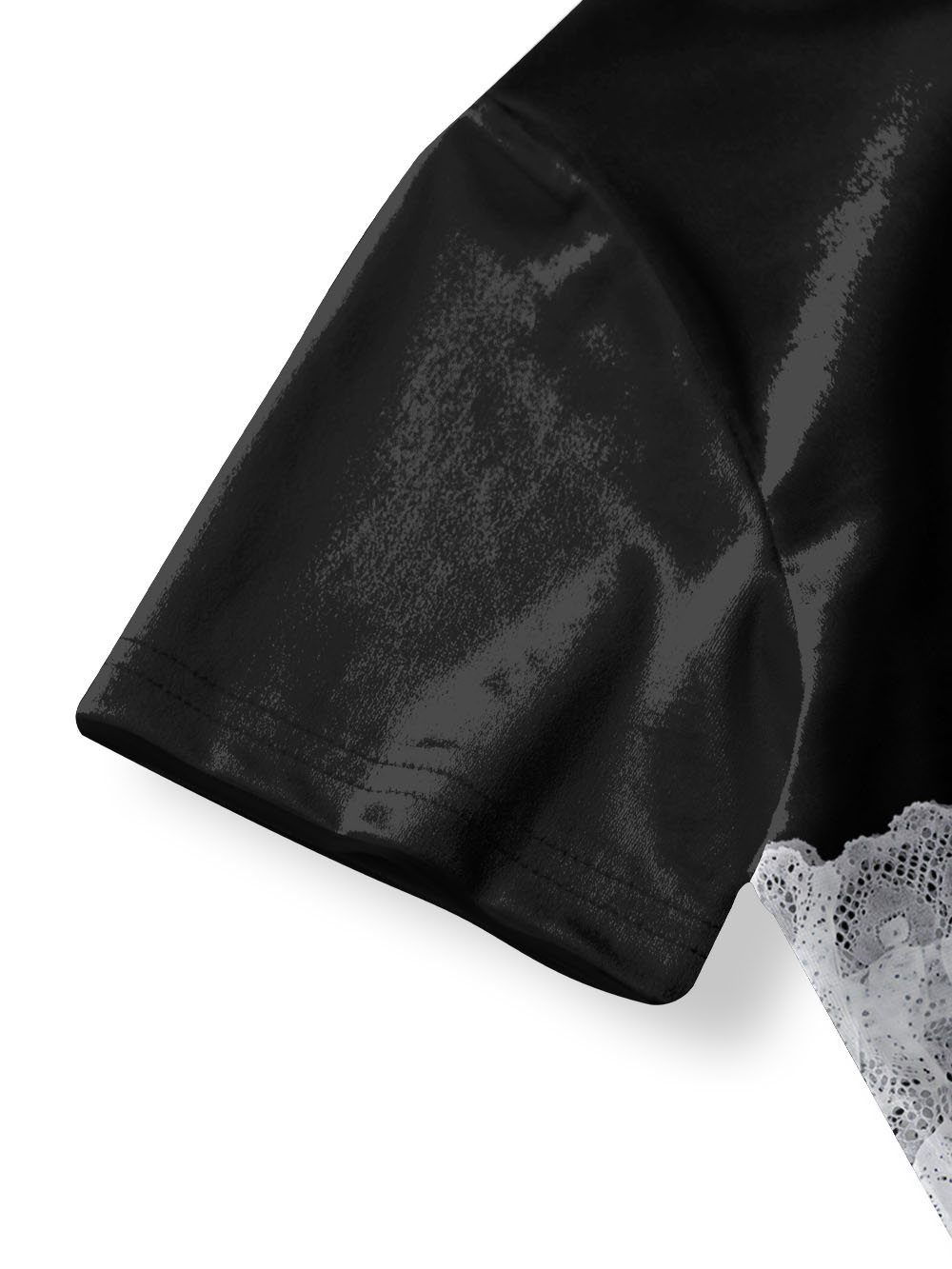 LACE CROSS QIPAO MINI DRESS