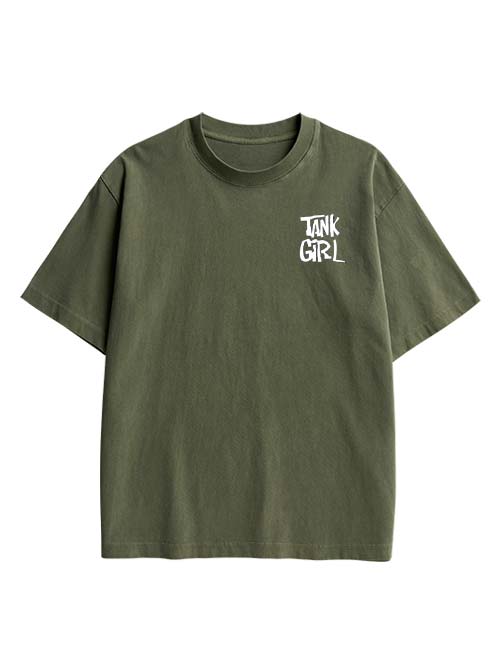 Tank Girl Double Sided Print Washed TShirt