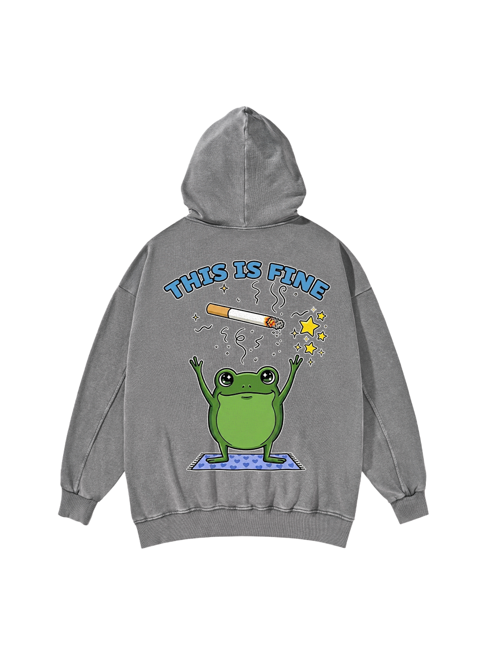 FROG CHAOS WASHED HOODIE