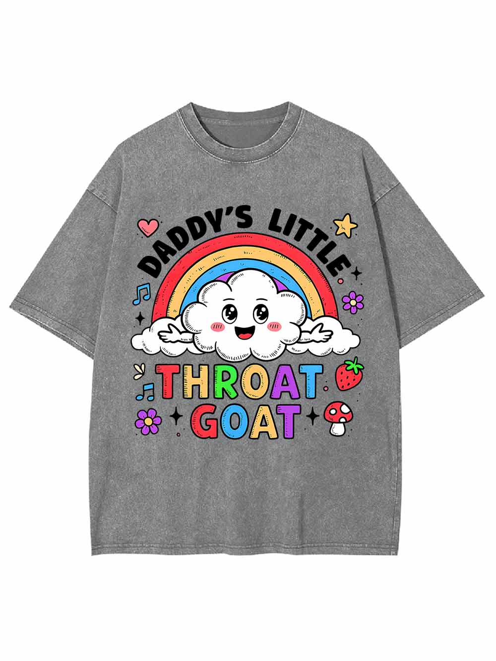 Throat Goat Washed Tshirt