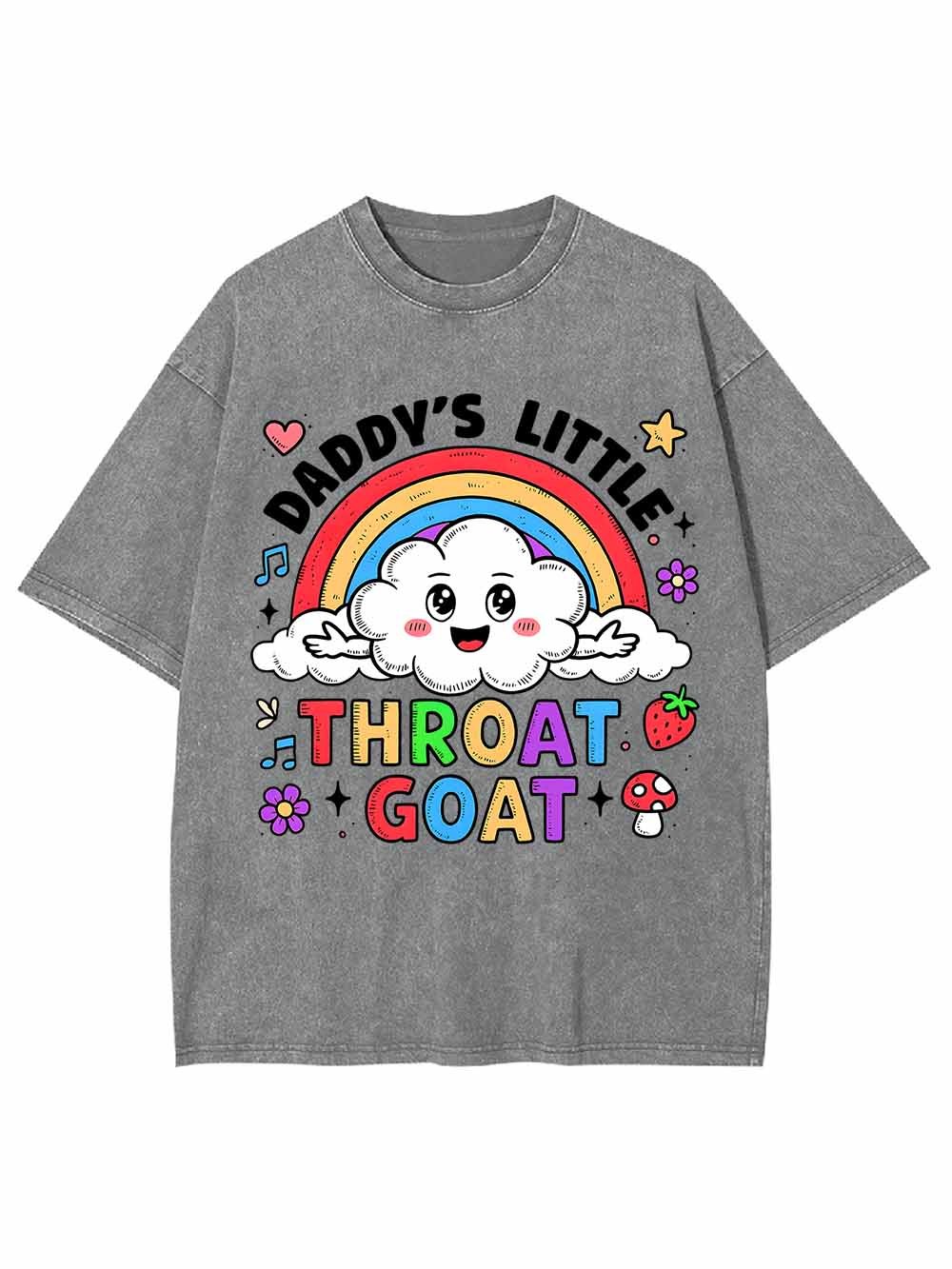 Throat Goat Washed Tshirt