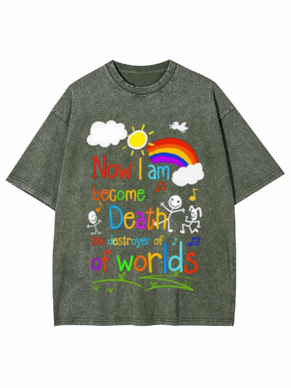 Now I Am Become Death Washed Tshirt