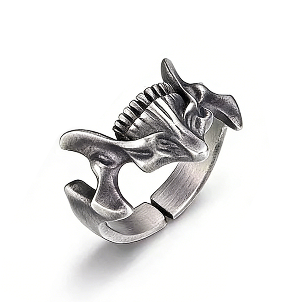 SKELETON MASK CLO RING