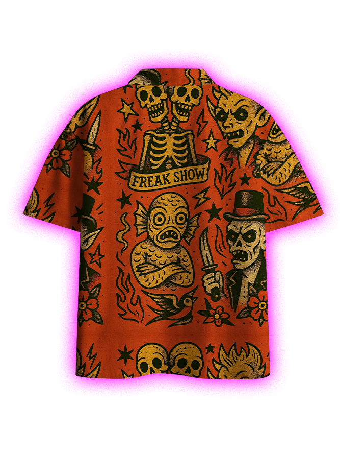 FREAK SHOW BUTTON UP POCKET SHIRT