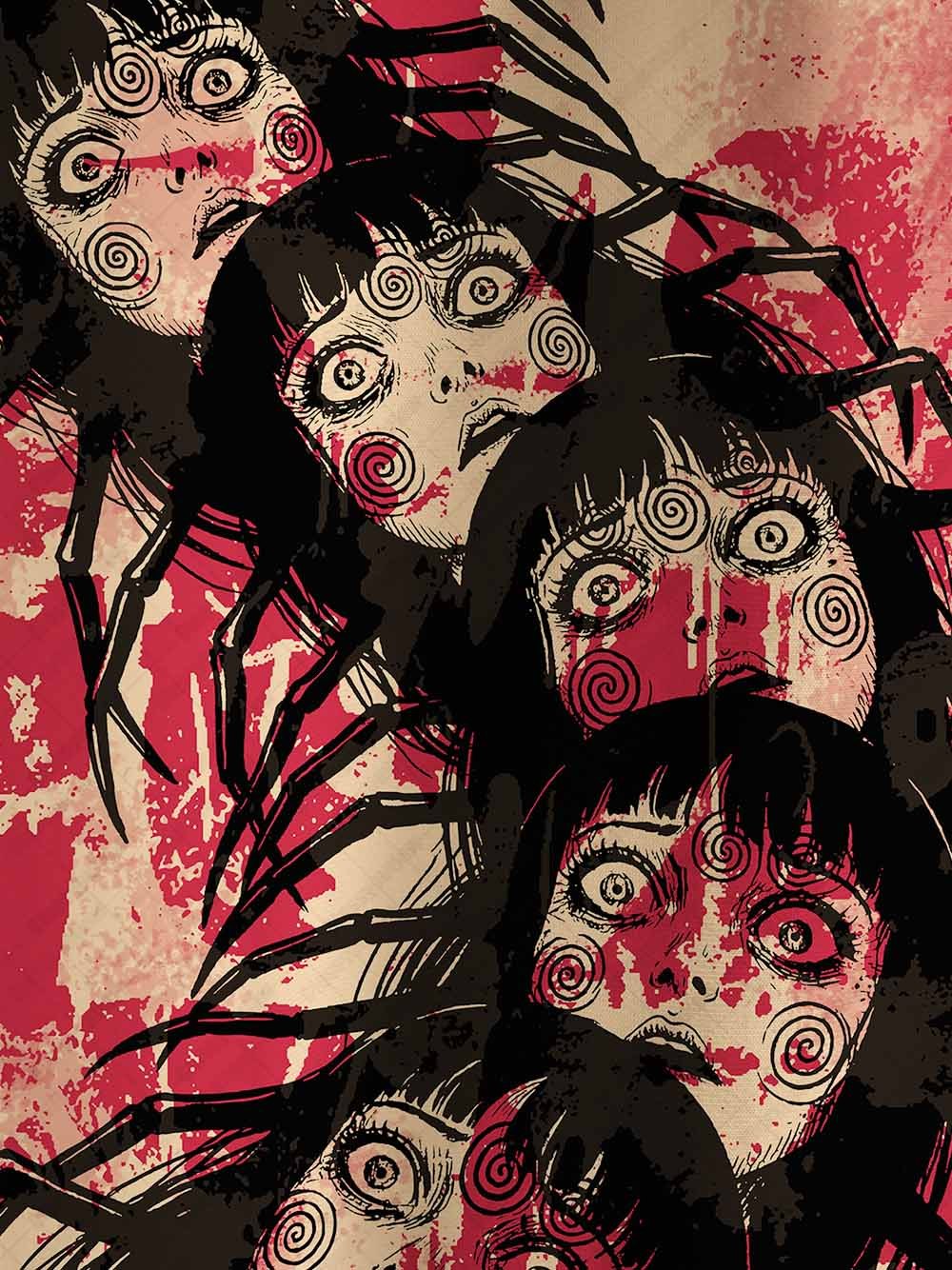 Twisted Faces Crawl Graphic T-shirt