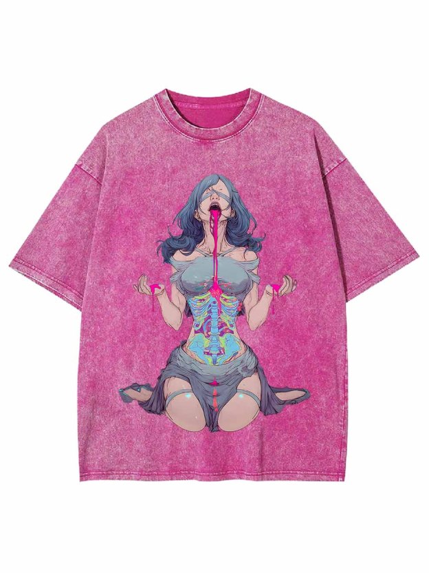 Anatomy Girl Washed Tshirt