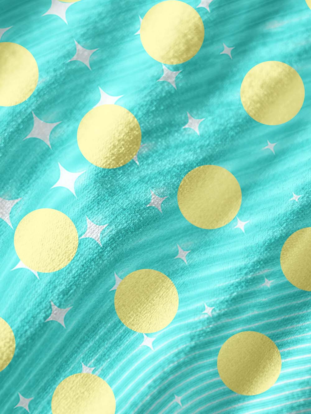 POLKA DOT QIPAO MINI DRESS
