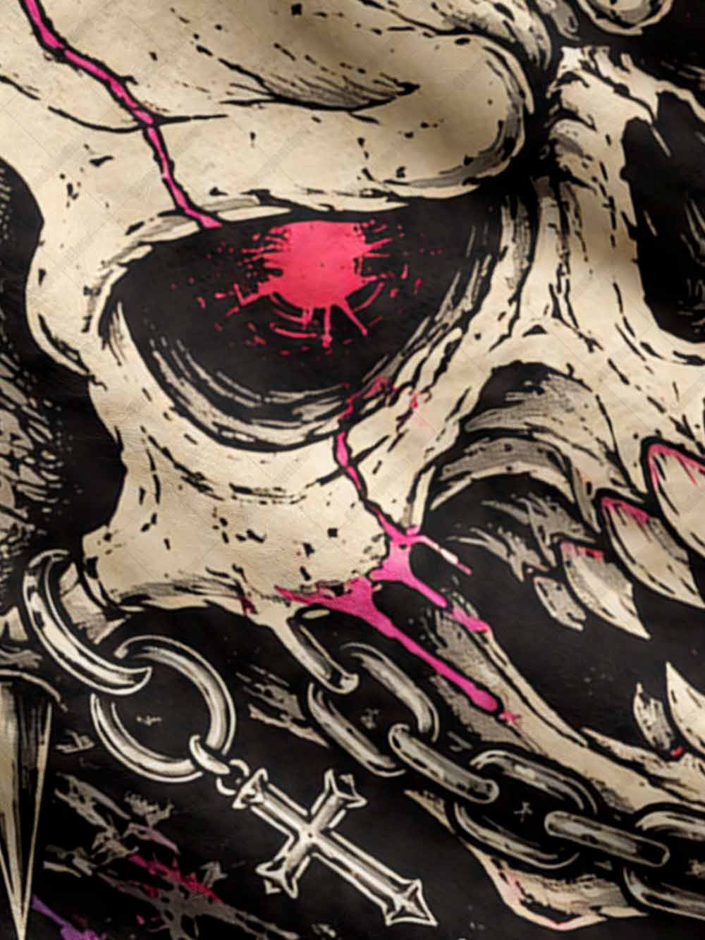 PUNK SKULL UGLY CARDIGAN SWEATERS