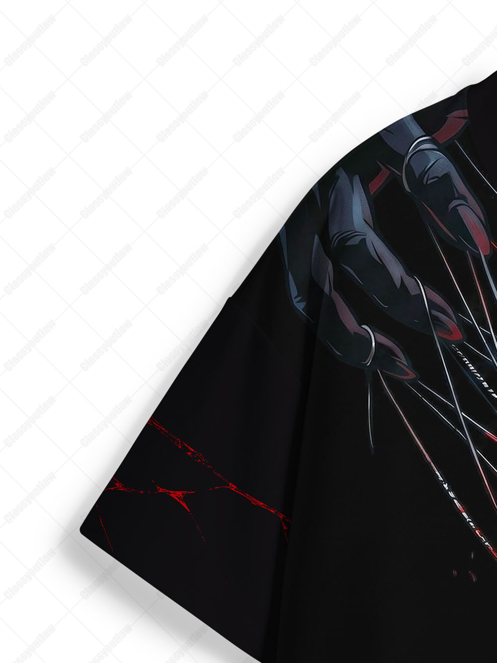 DARK HEART IN CHAINS ECO OVERSIZED GRAPHIC TEES