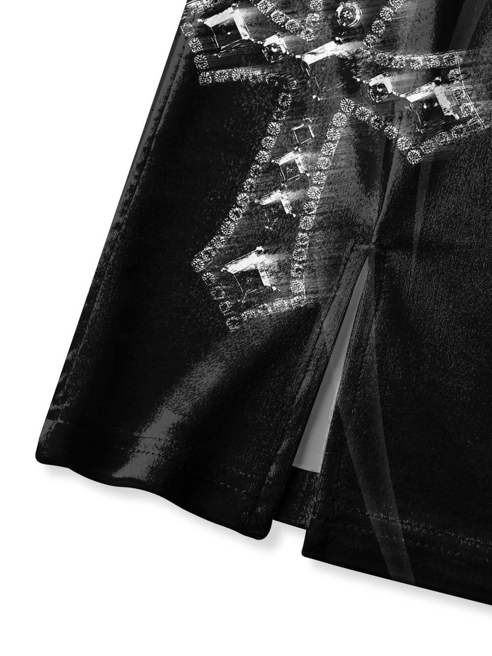 GOTH CROSS QIPAO MINI DRESS