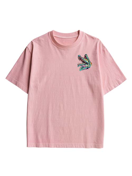 Clown Double Sided Print Washed TShirt