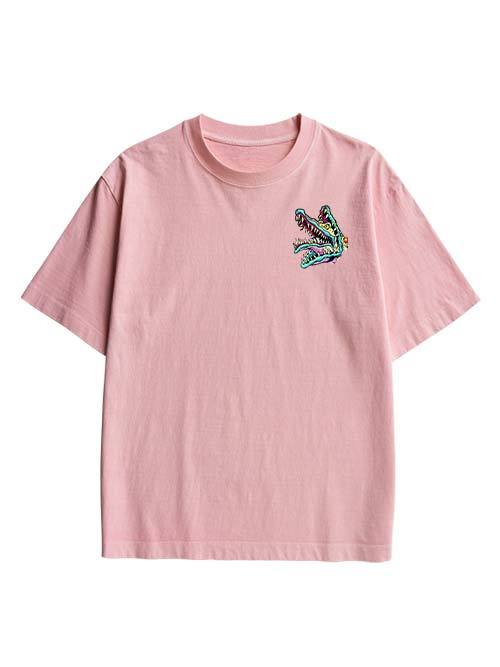 Clown Double Sided Print Washed TShirt