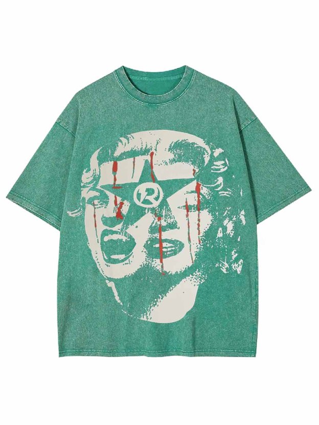 Rebel Gaze Washed Tshirt