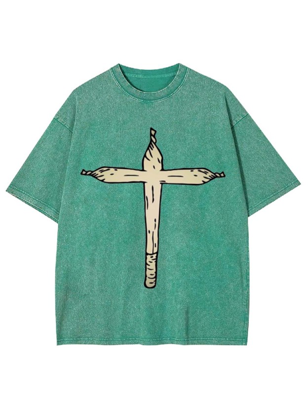 Cross Joint Washed Tshirt