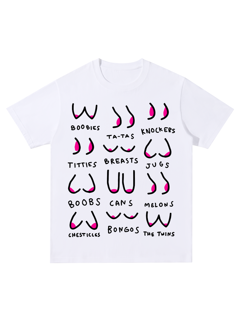 BREASTS SLANG CLASSIC T-SHIRT