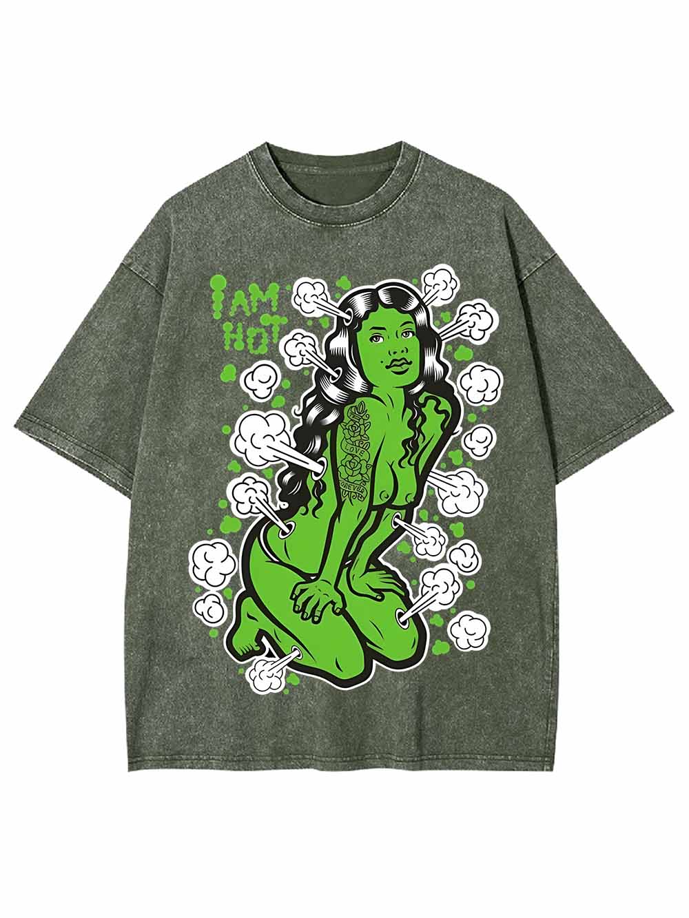 I AM HOT WASHED TSHIRT