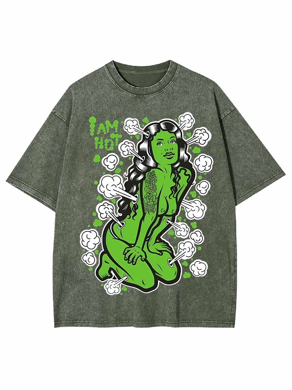 I AM HOT WASHED TSHIRT