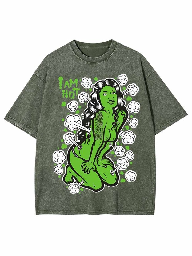 I AM HOT WASHED TSHIRT