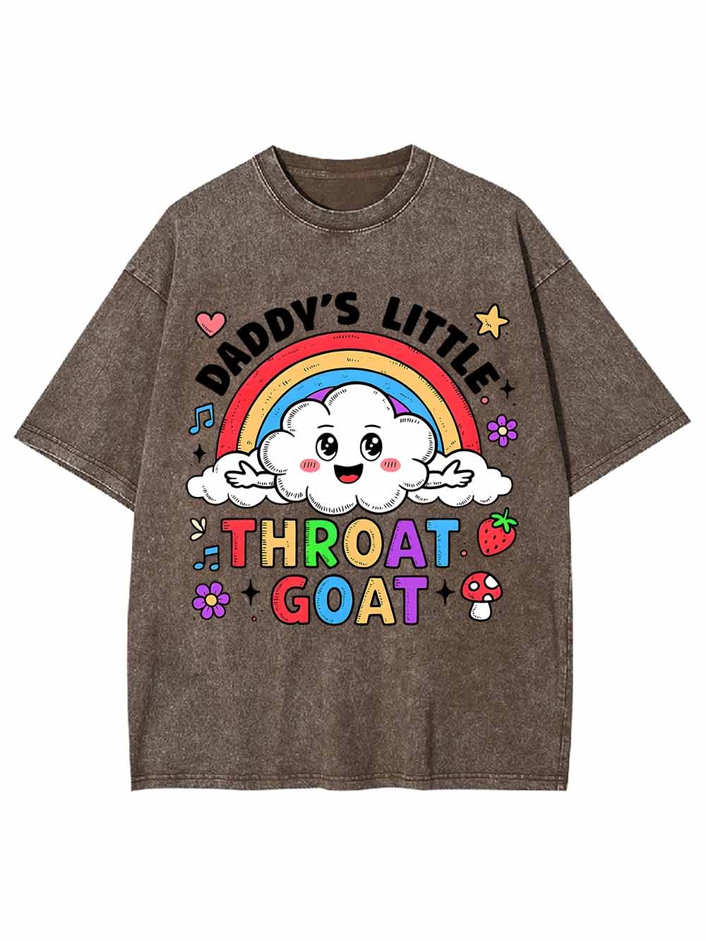 Throat Goat Washed Tshirt