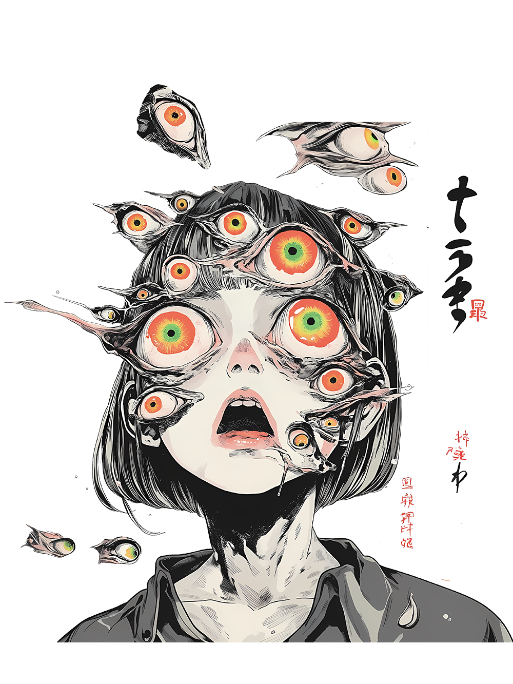 MULTITUDE OF GAZES BABY TEE