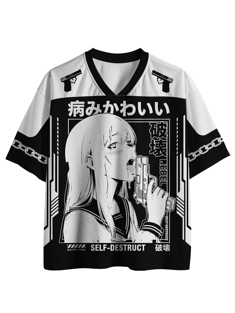 SELF DESTRUCT MESH JERSEY