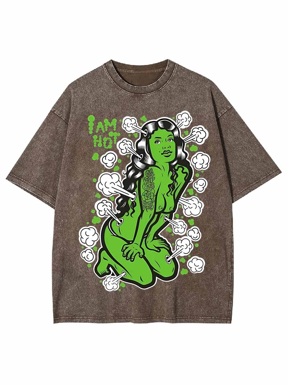 I AM HOT WASHED TSHIRT