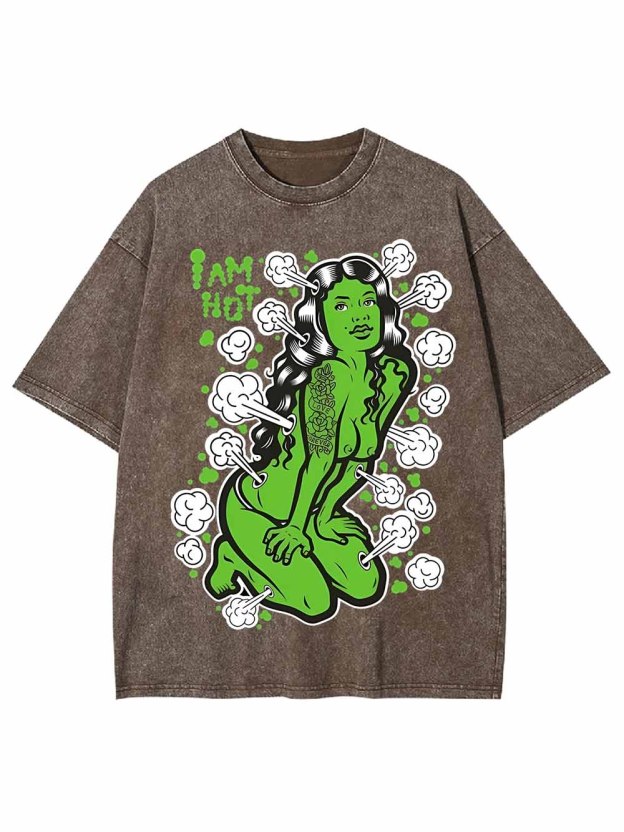 I AM HOT WASHED TSHIRT