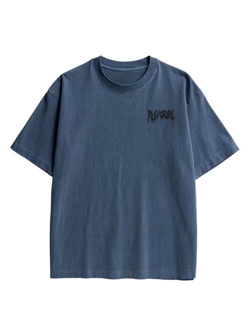 Pleasure Double Sided Print Washed TShirt