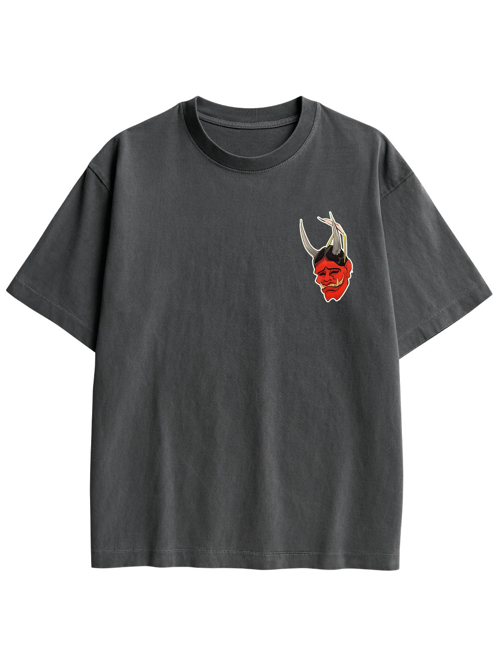 TATTOOED MYSTIQUE DOUBLE SIDED PRINT WASHED TSHIRT