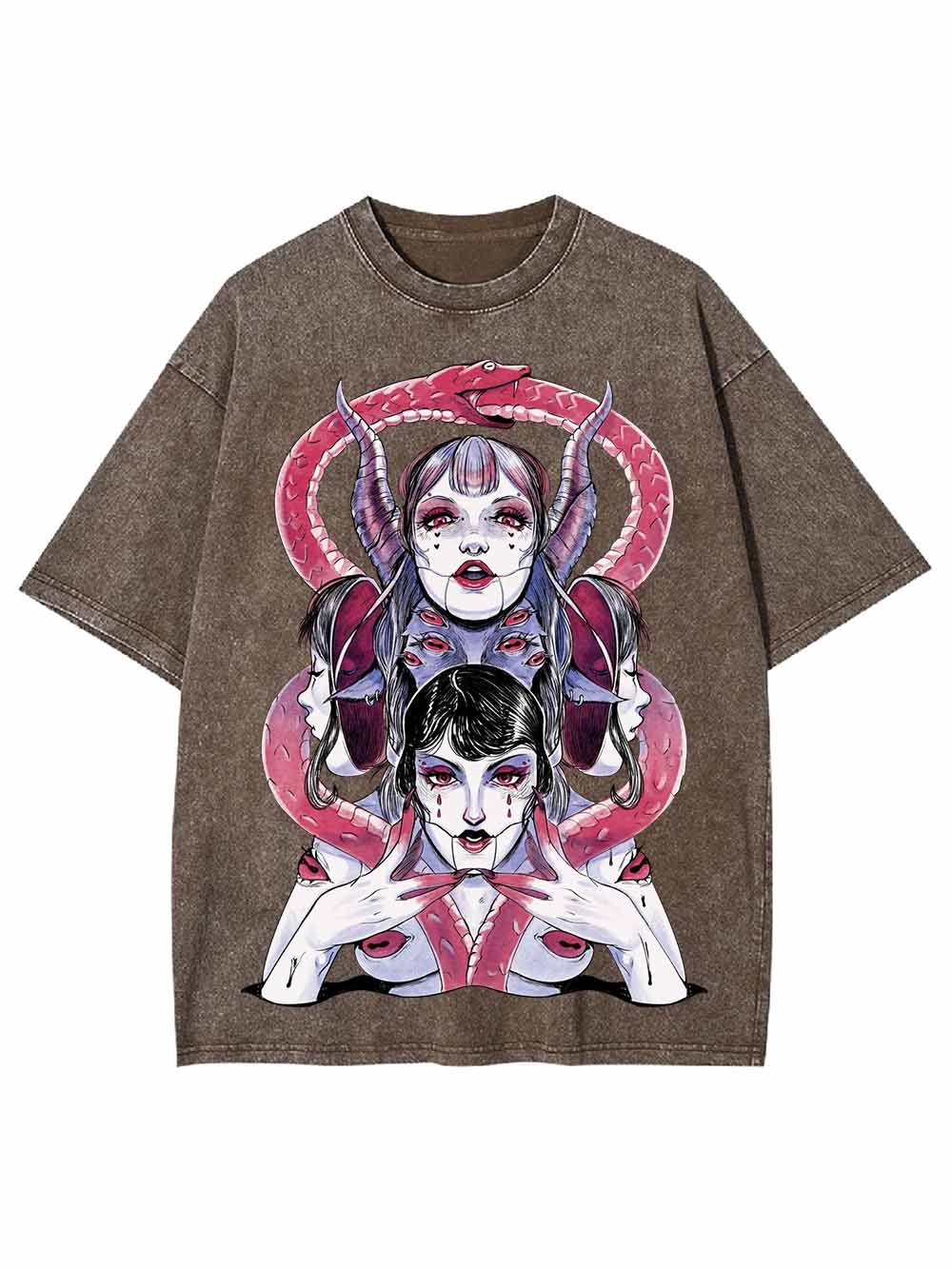 Serpent Siren Washed Tshirt
