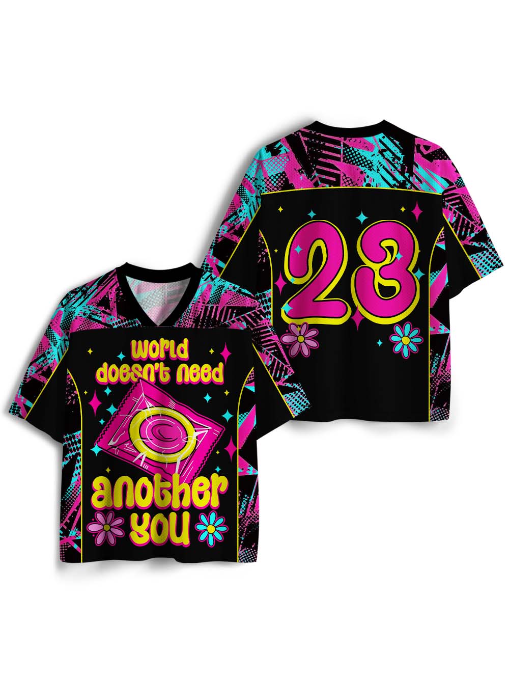 WORLD DOESN'T NEED ANOTHER YOU MESH JERSEY