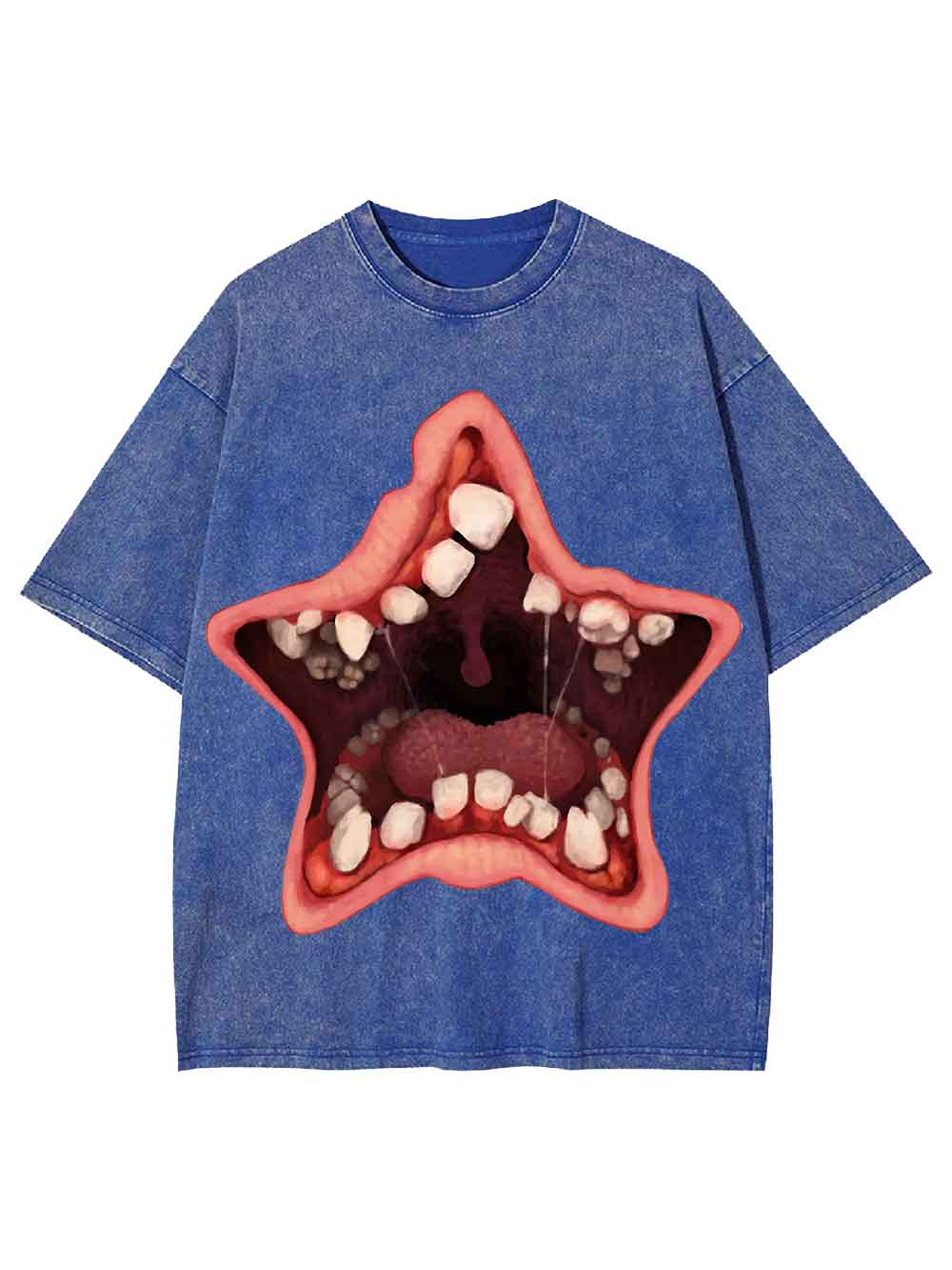Starfish Mouth with Teeth Washed Tshirt