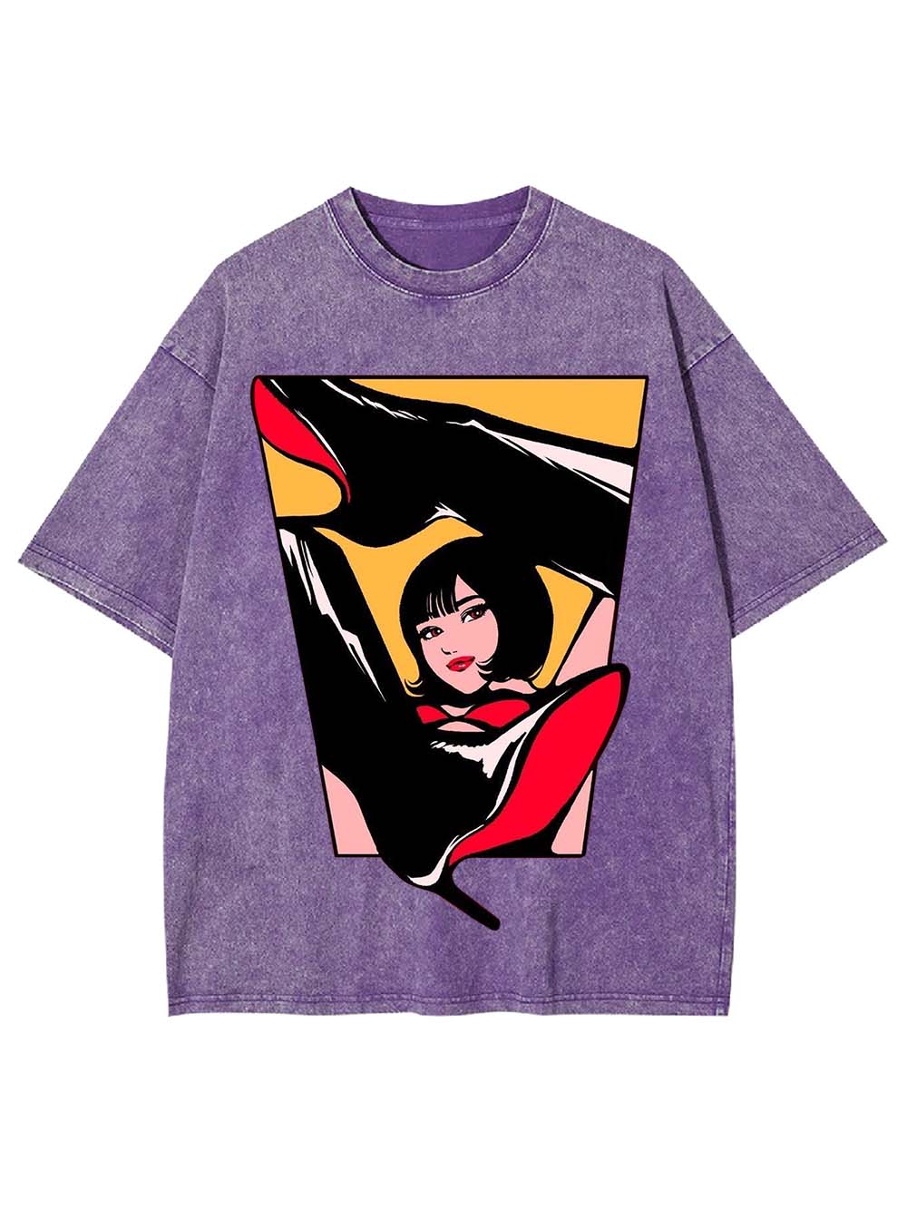 Boots Girl Washed Tshirt