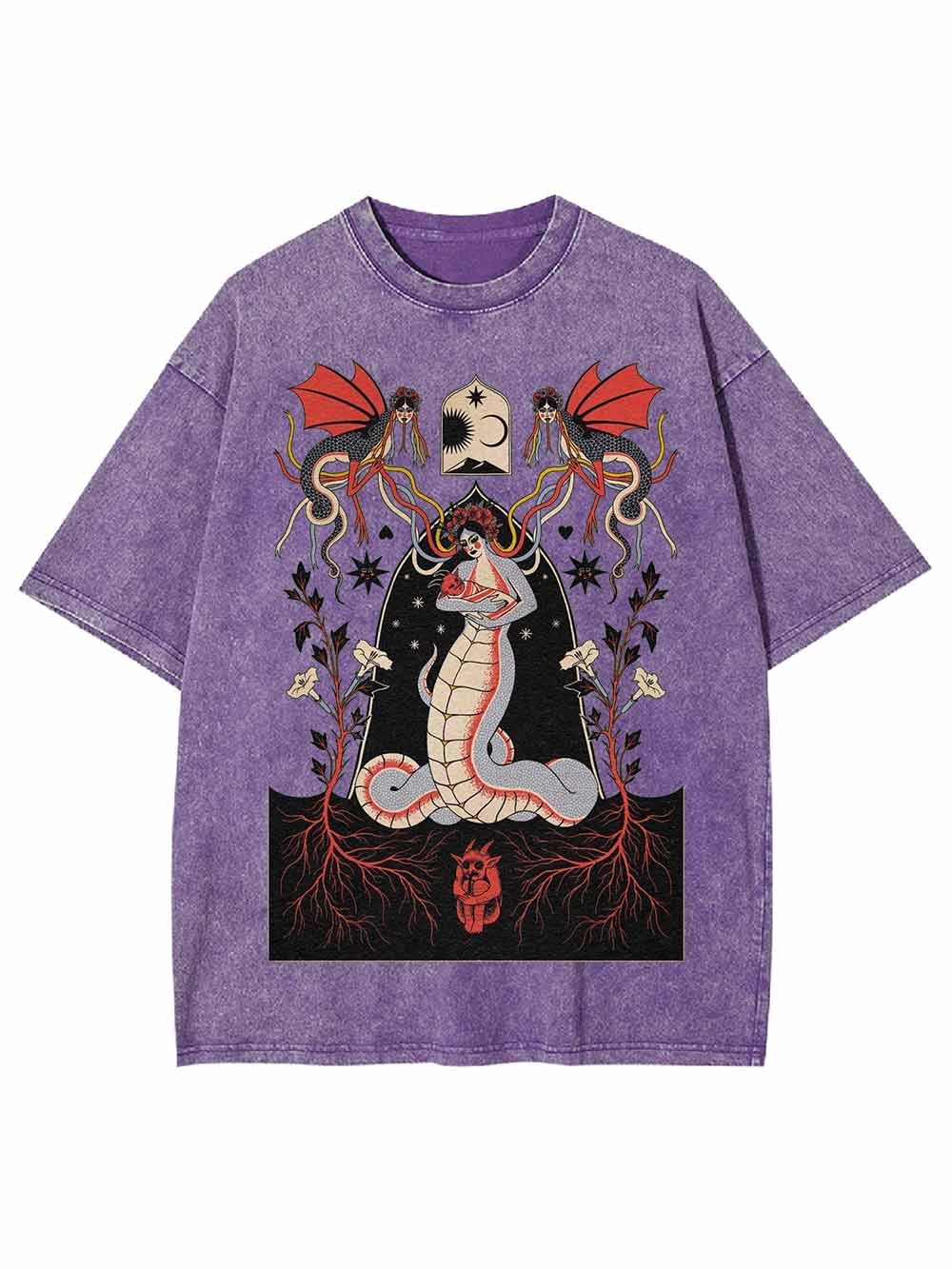 SERPENT WASHED TSHIRT