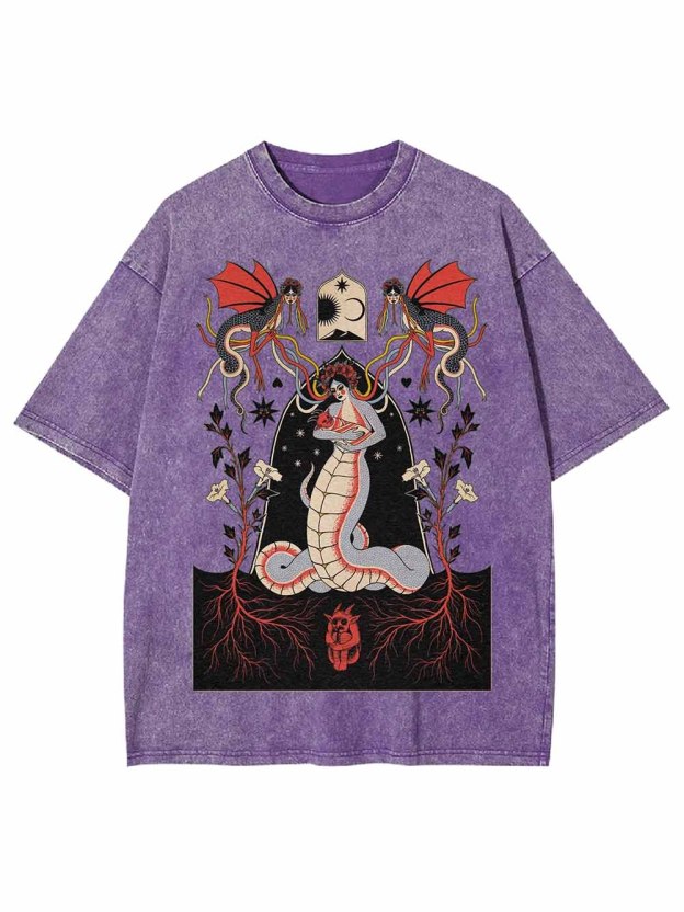 SERPENT WASHED TSHIRT