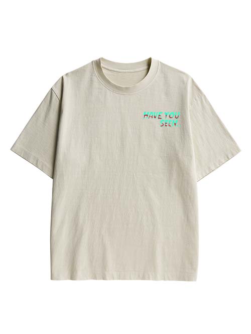 Mothman Double Sided Print Washed TShirt