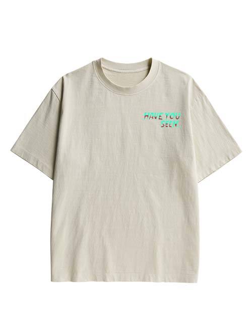 Mothman Double Sided Print Washed TShirt