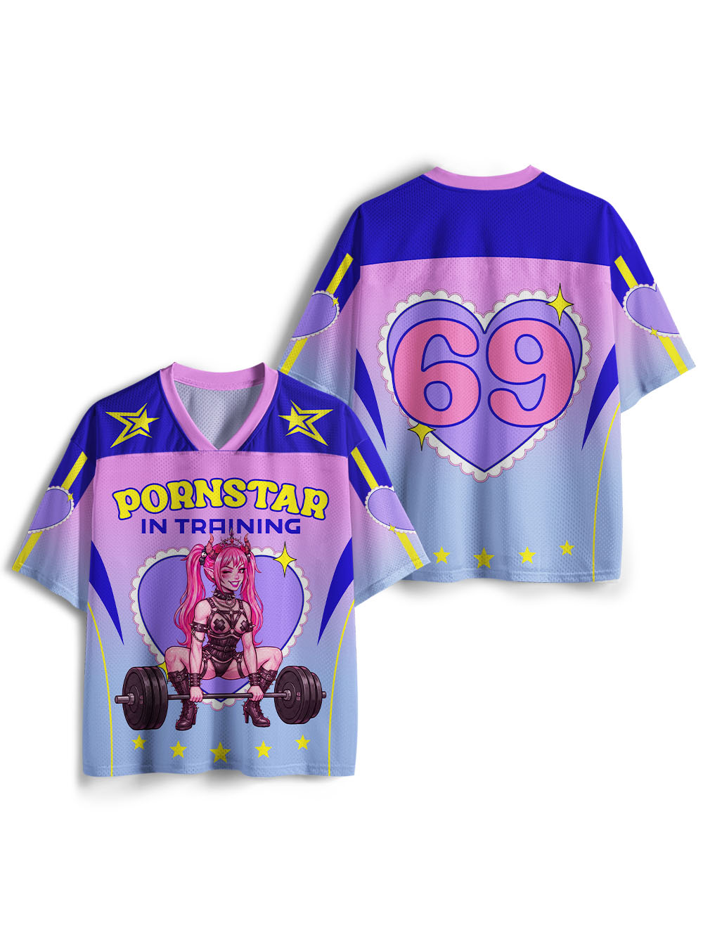 PORNSTAR IN TRAINING MESH JERSEY