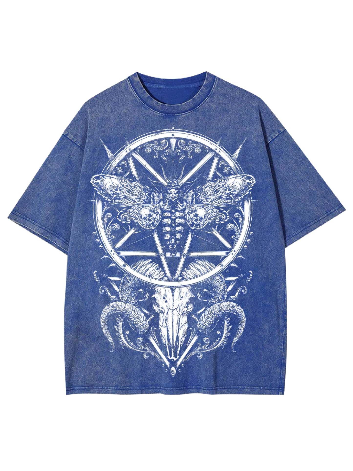 War Goat Washed Tshirt-ClassyOutlaw