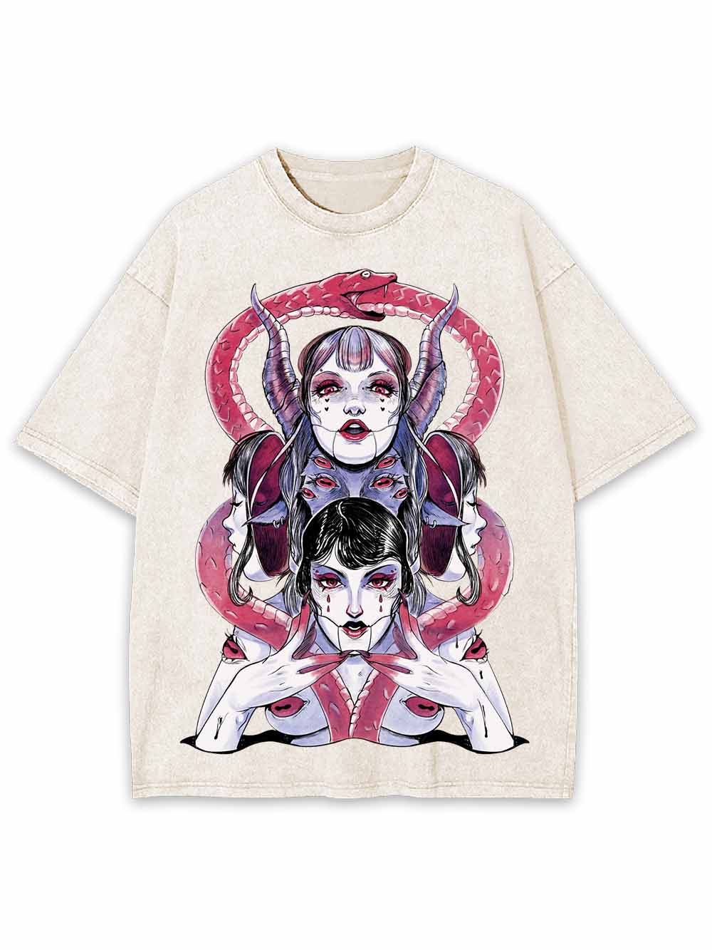 Serpent Siren Washed Tshirt