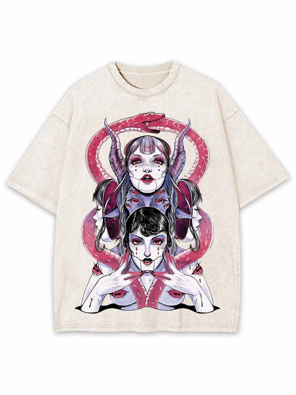 Serpent Siren Washed Tshirt