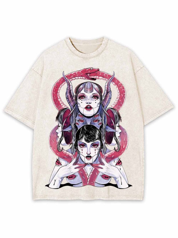 Serpent Siren Washed Tshirt