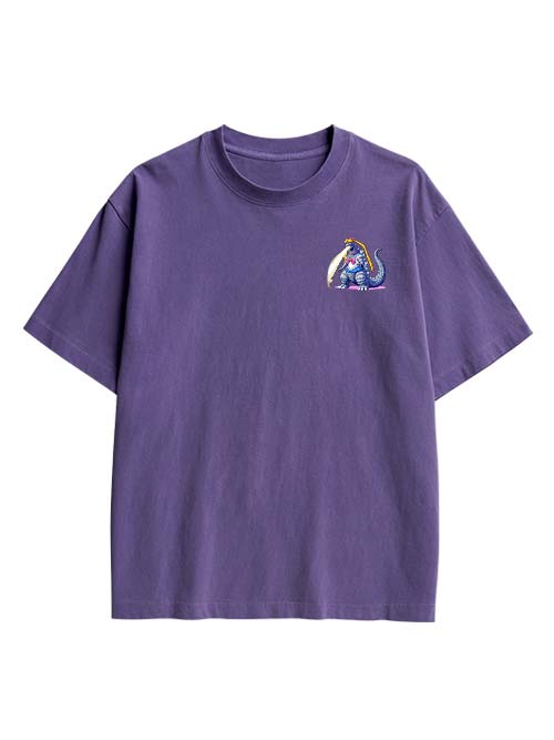 Sailor Godzilla Double Sided Print Washed TShirt