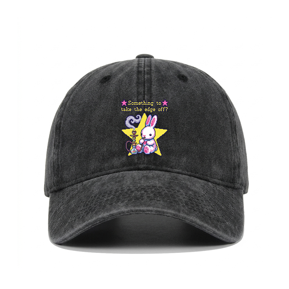 SOMETHING TO TAKE THE EDGE OFF WASHED VINTAGE BASEBALL CAP