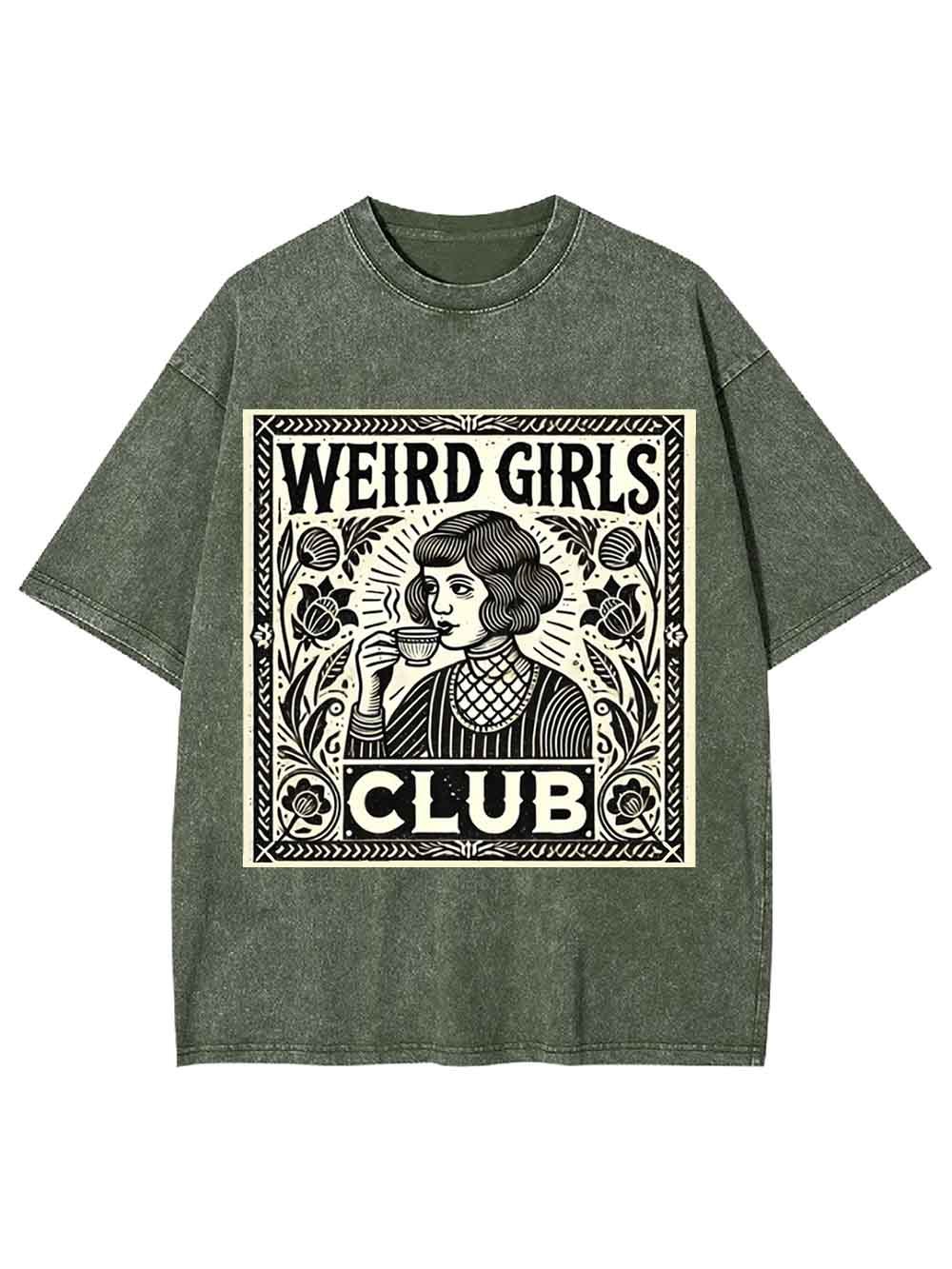WEIRD GIRLS CLUB WASHED TSHIRT