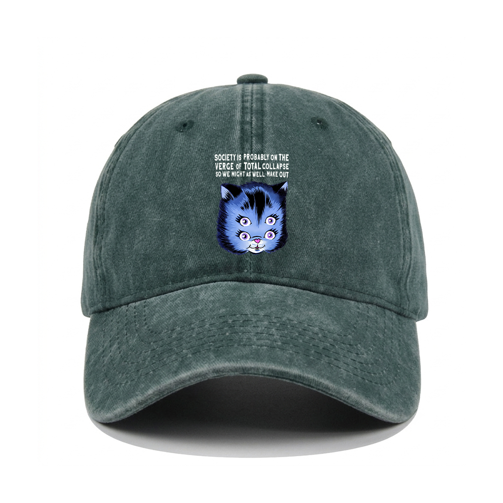 MAKE OUT WASHED VINTAGE BASEBALL CAP